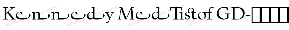 Kennedy Medium GD字体转换